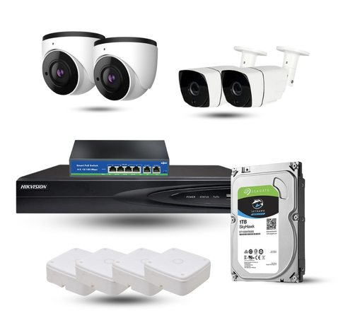 4 Channel IP Camera Kit