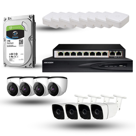 8 Channel IP Camera Kit