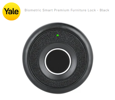 Yale Biometric Smart Premium Furniture Lock-Black